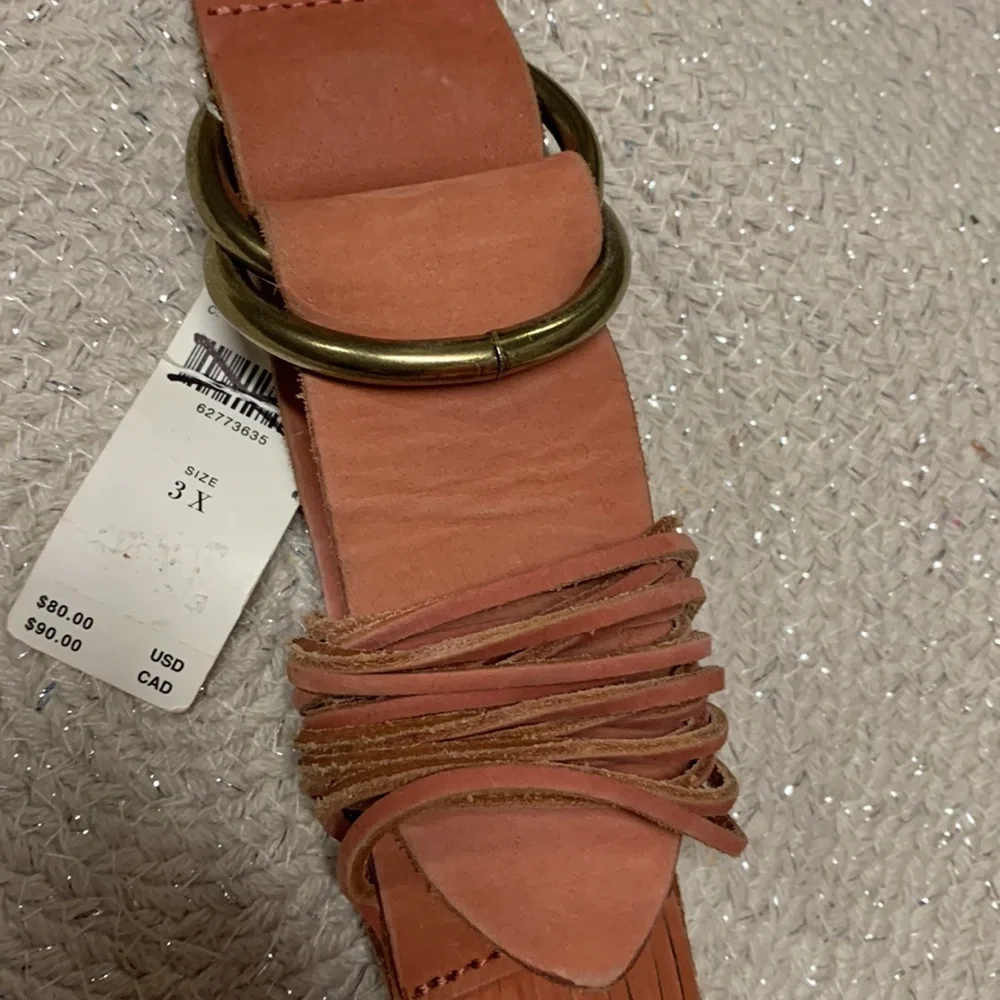 Anthropologie leather belt size 3X new with tags Tonya belt